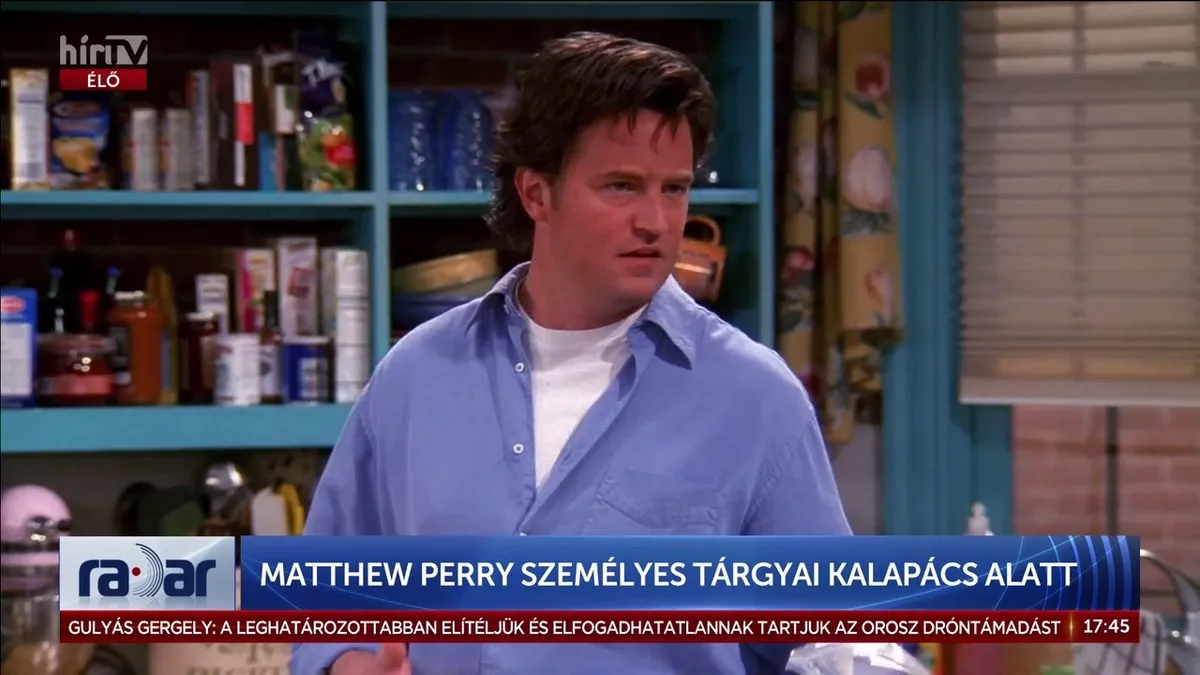 Matthew Perry aukcióján a sztárság legsötétebb ára is terítékre kerül