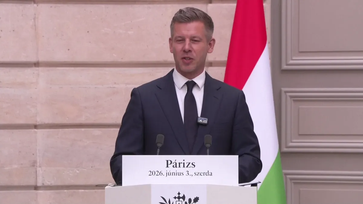 Magyar Péter és Macron új együttműködésről tárgyalt