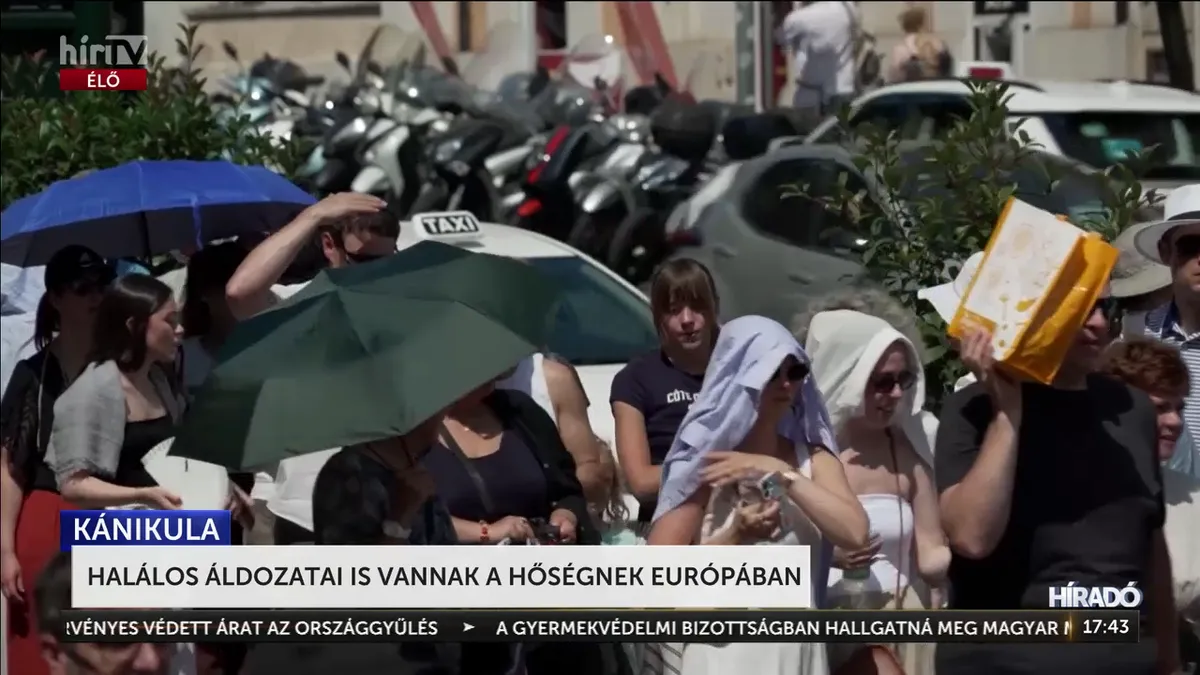 Rekordmeleg és tragédia Európában
