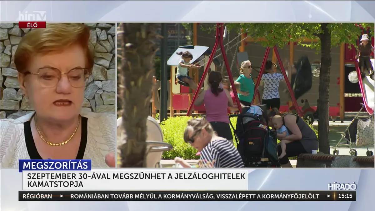 Szalai Piroska élő adásban értékelte a kormány kamatstopot eltörlő javaslatát
