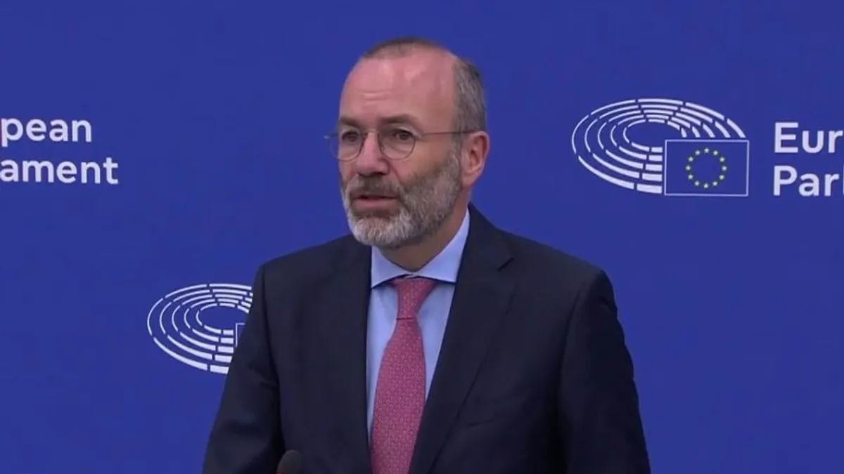 Manfred Weber köszönetet mondott a magyaroknak az Ukrajnának nyújtandó 90 milliós uniós hitelért