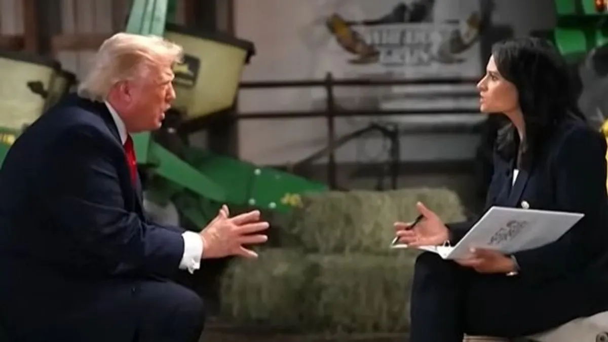 Donald Trump elnök faképnél hagyta az NBC tévéstábját, heves