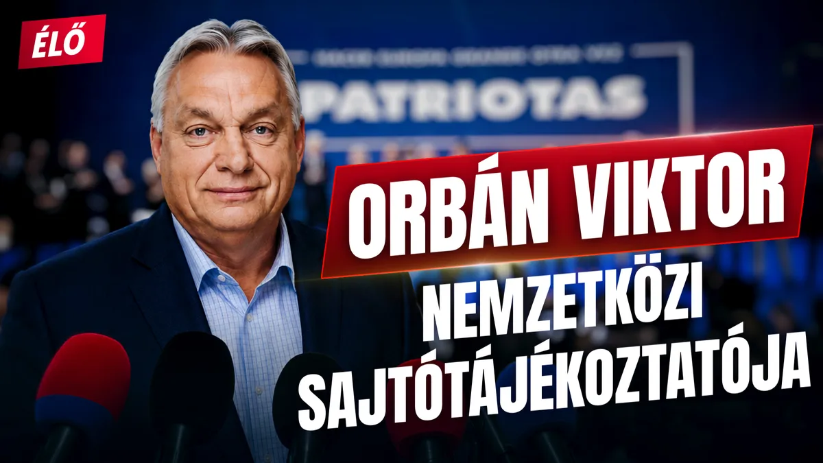Orbán Viktor nemzetközi sajtótájékoztatója Brüsszelből