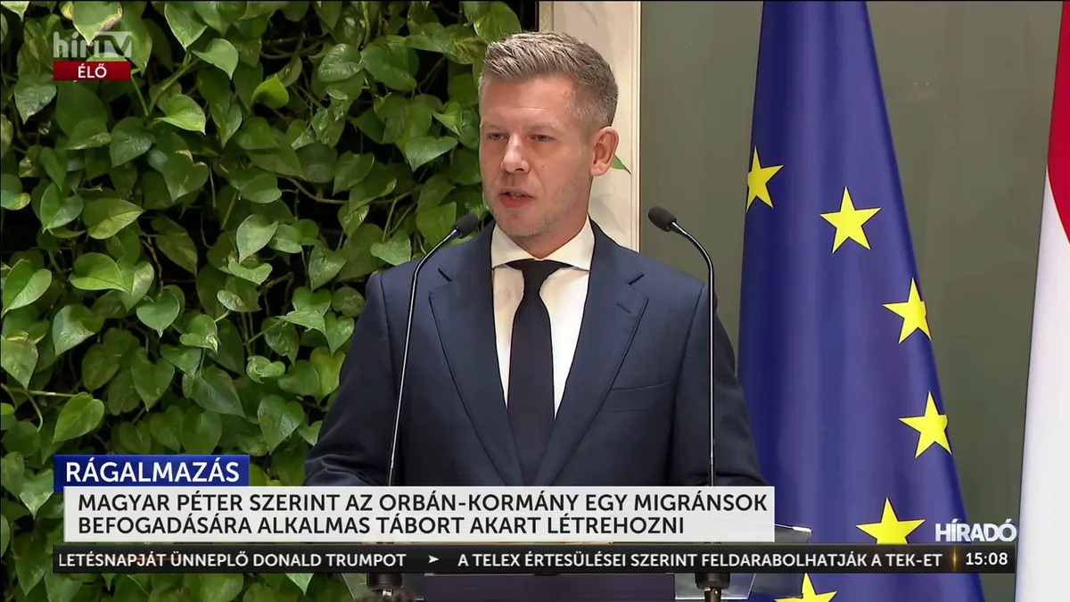 Deák Dániel szerint Magyar Péter a vitnyédi vádakkal akarja elterelni a figyelmet a migrációs paktumról