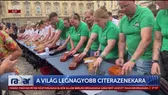 Több száz citerás állított fel új Guinness-világrekordot a budai Várban