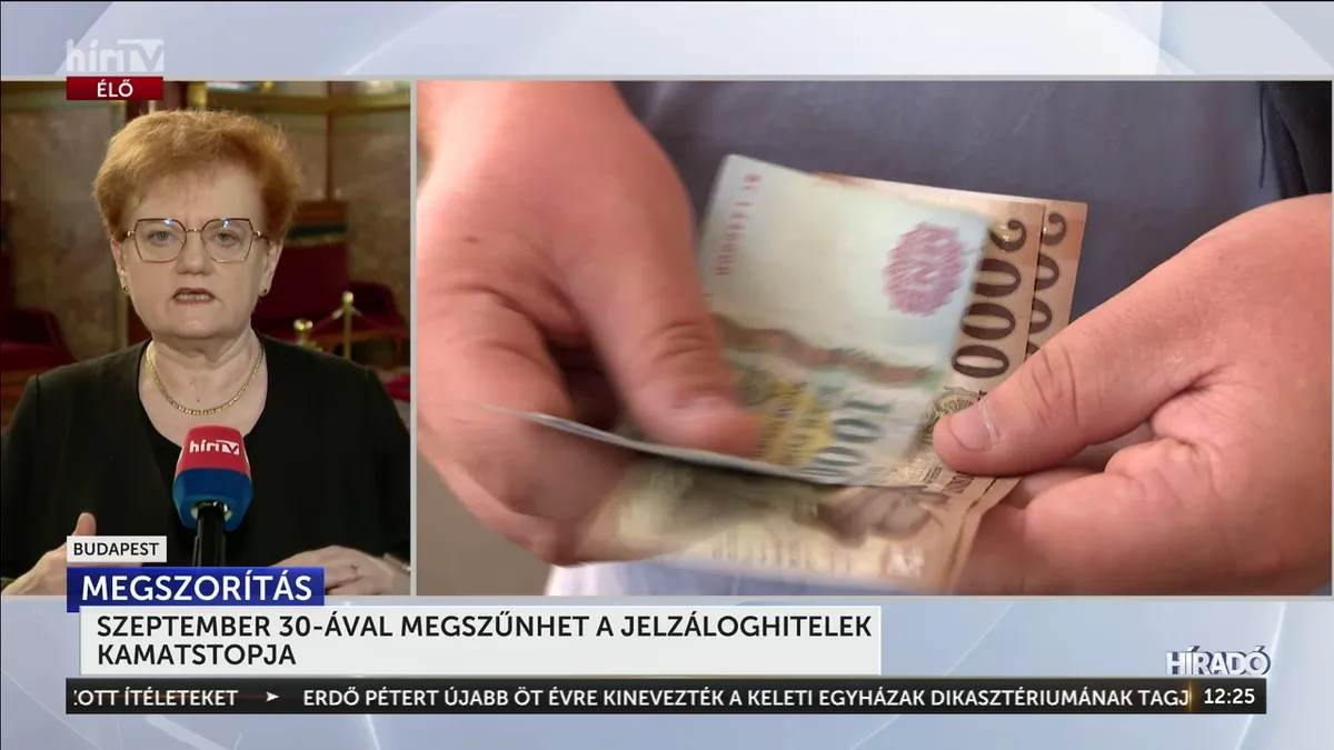 Szalai Piroska a kamatstop kivezetésének gazdasági és társadalmi hatásairól beszélt