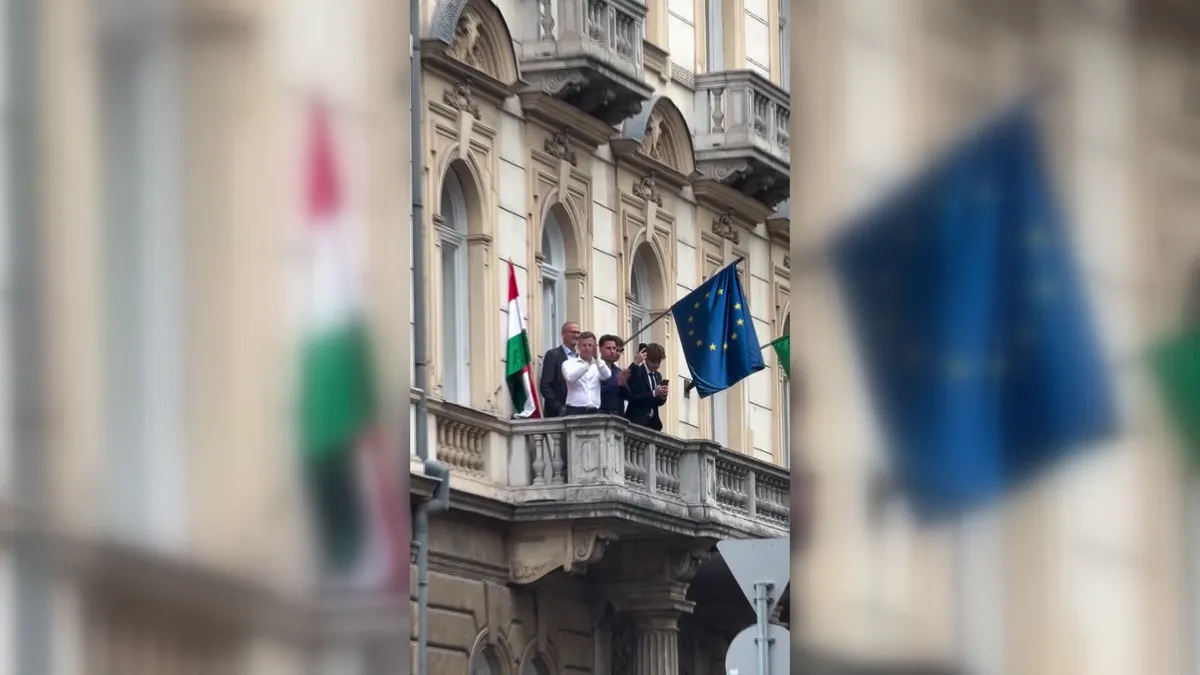 Békés patrióták kontra provokáció: Magyar Péter erkélyjelene