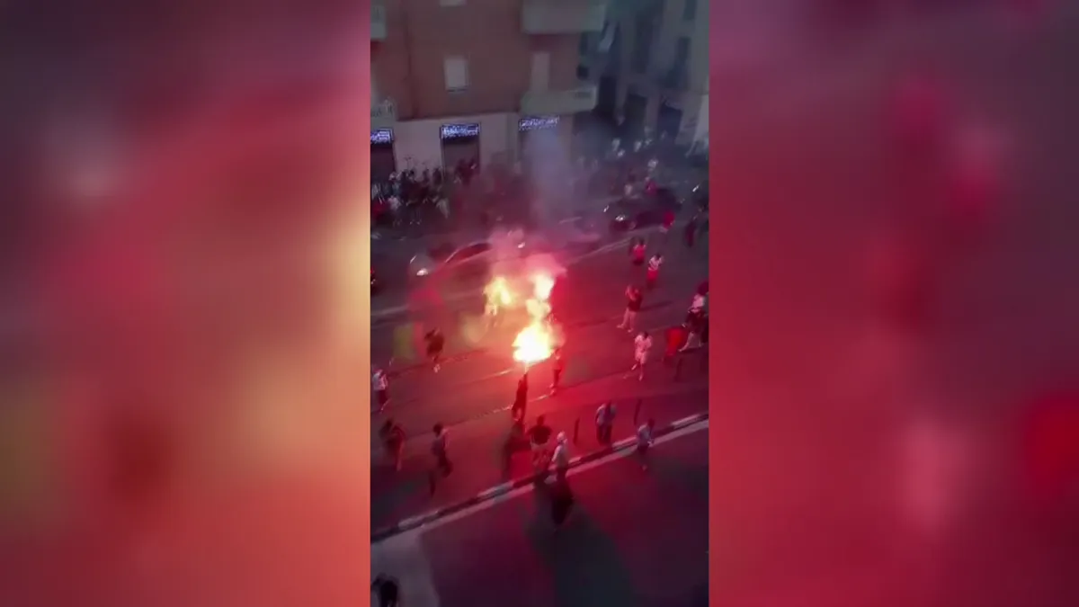 Zavargások törtek ki Torinóban a marokkói győzelem után