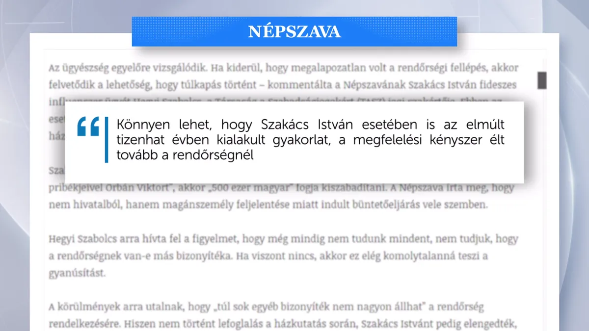 A Népszava bűvészmutatványa: a jobboldali influenszer vegzálásáért a Fideszt tették felelőssé
