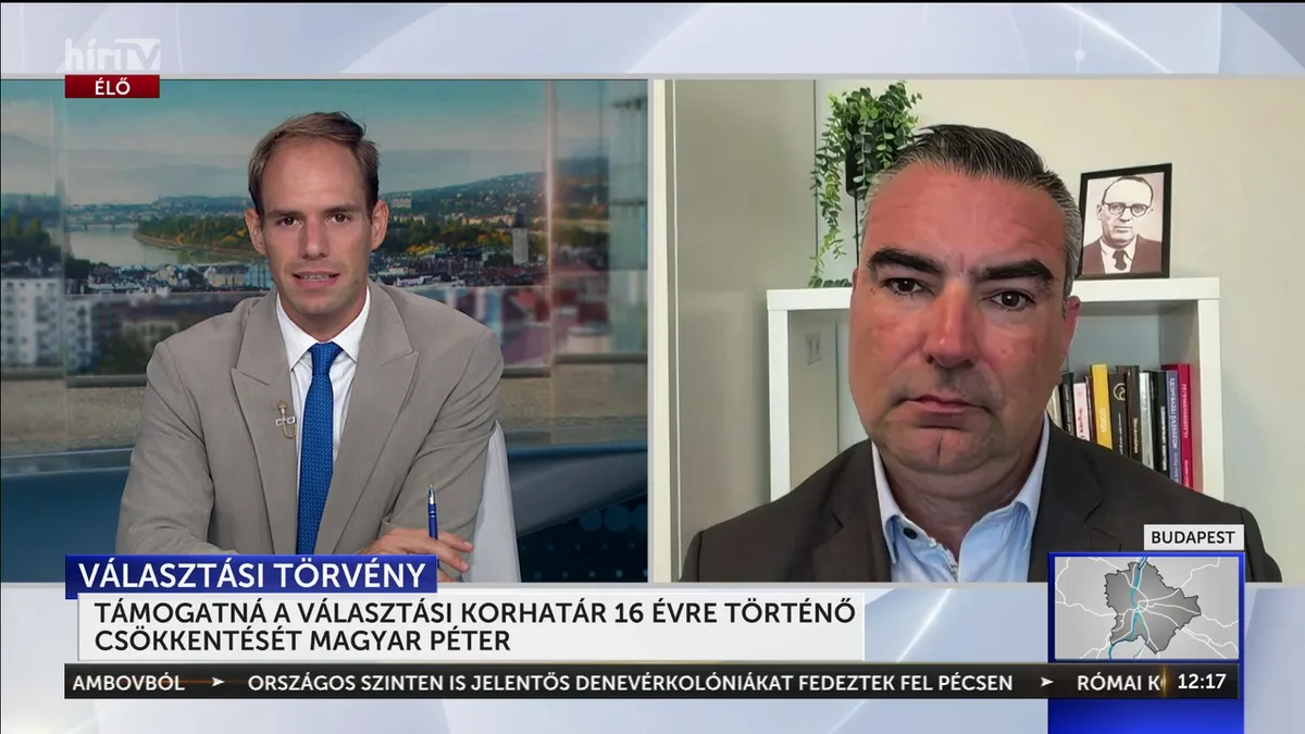 Szavazati jog 16 éves kortól: új bázist keres a Tisza, Lomnici Zoltán elemez