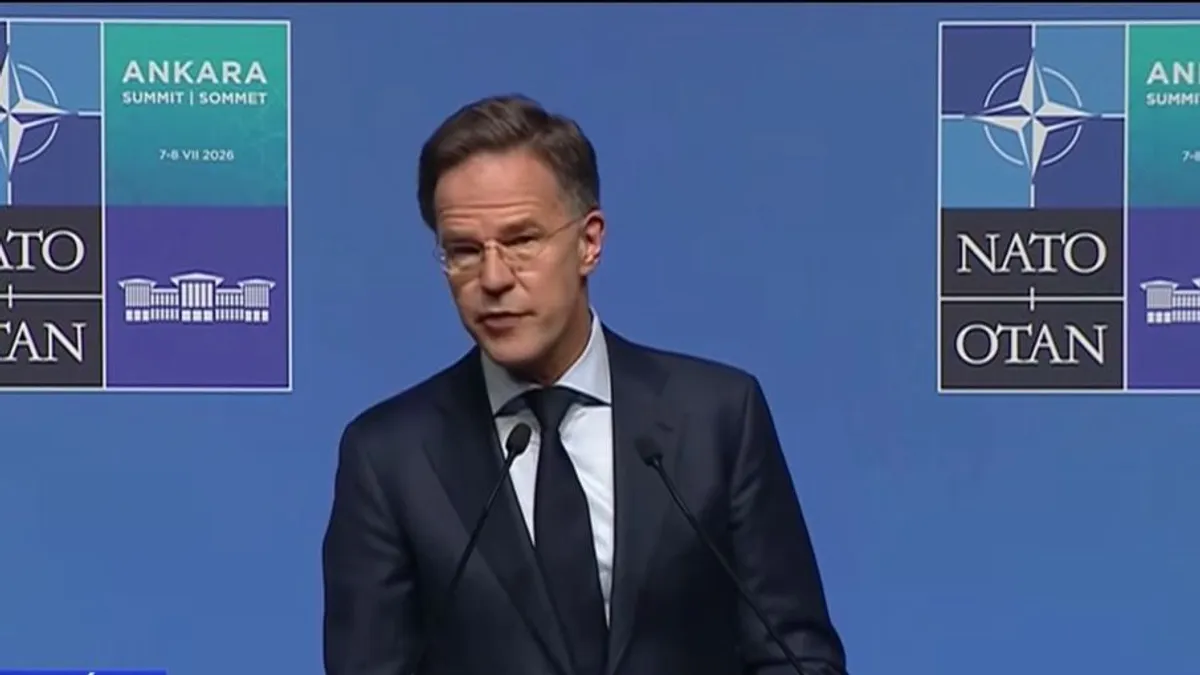 Ukrajna támogatására szólította fel a NATO-tagállamokat Mark Rutte az ankarai találkozó előtt