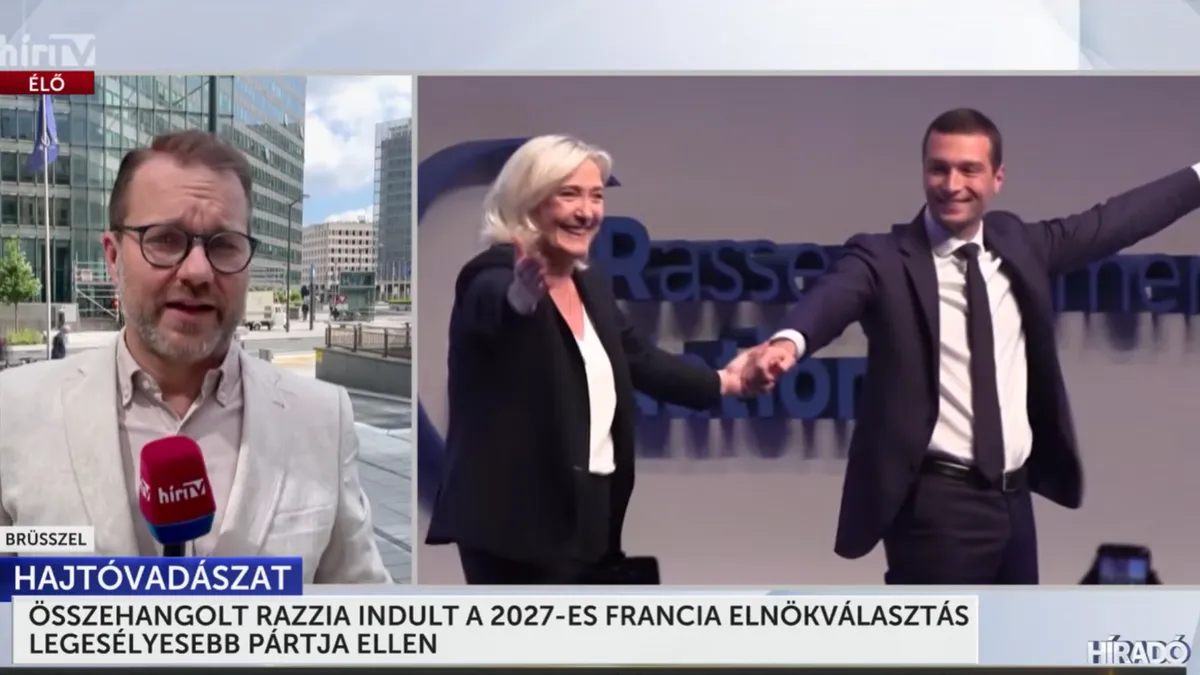 Nemzetközi hatósági razziát tartottak a francia jobboldali Nemzeti Tömörülés irodáiban