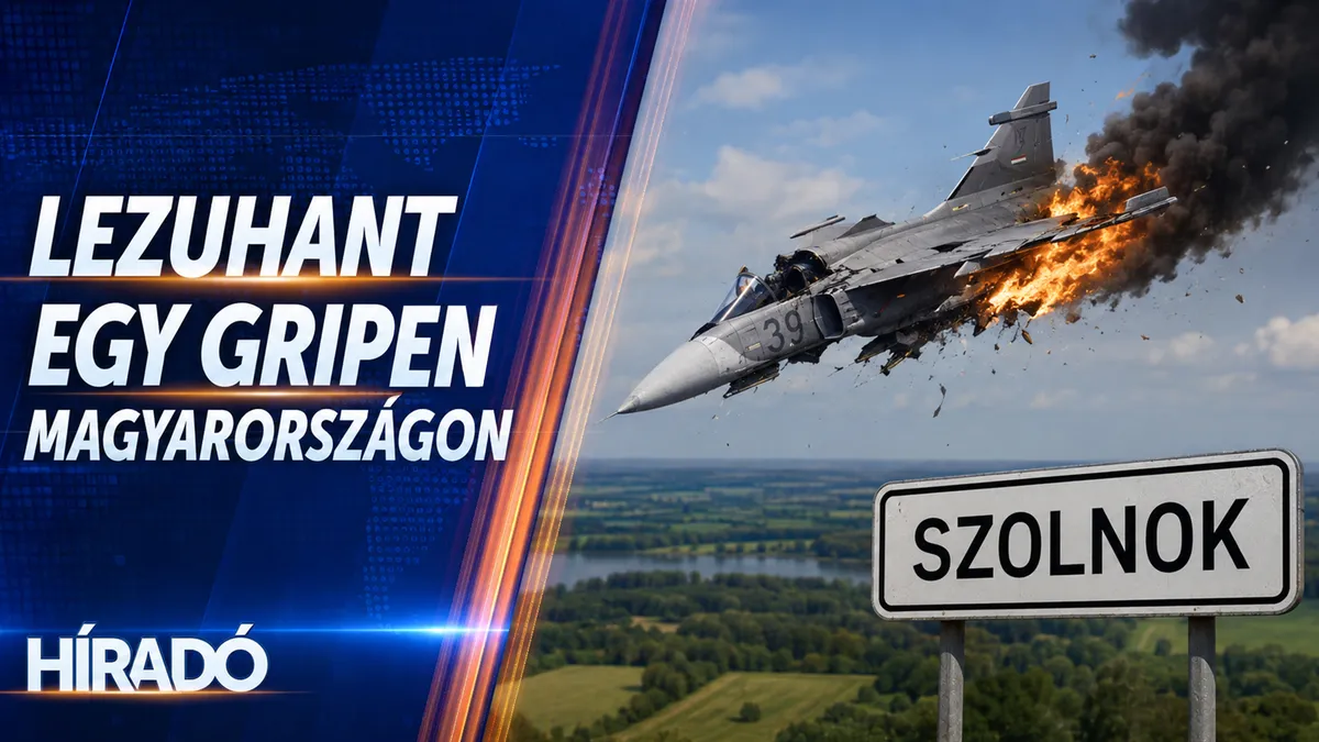 Breaking: Lezuhant egy magyar vadászgép, élő adásban szólaltak meg a szakértők