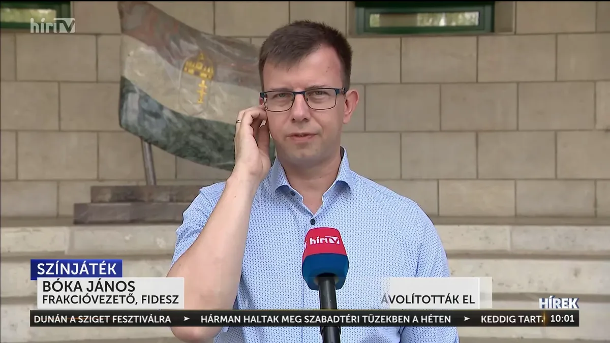 Bojkott – A Fidesz nem asszisztál a Tisza illegitim színjátékához