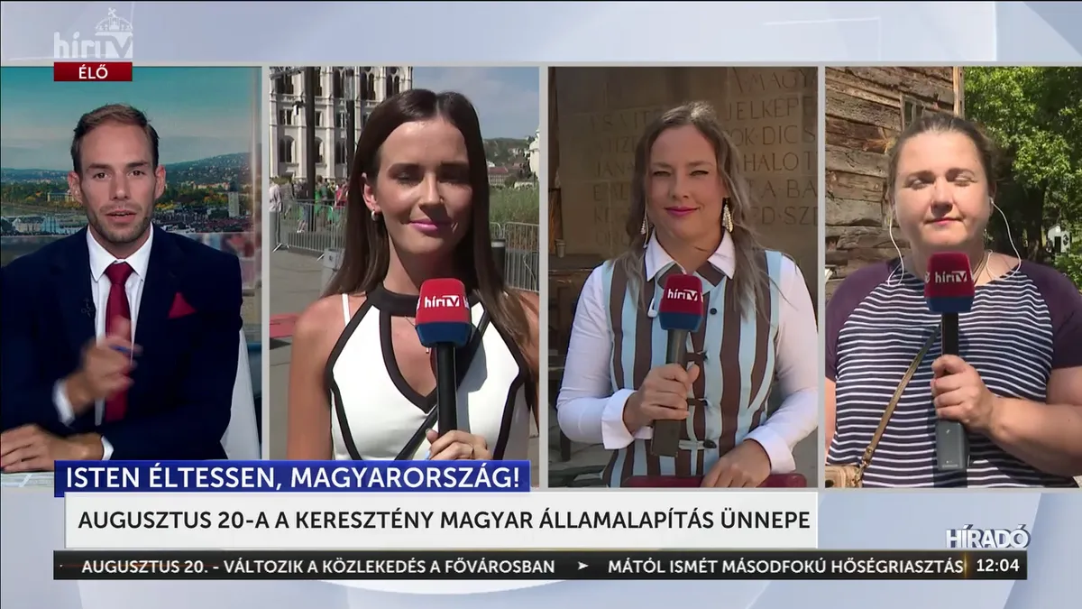 Ünnepi forgatag: élő kapcsolás a Parlamentből és Székesfehérvárról