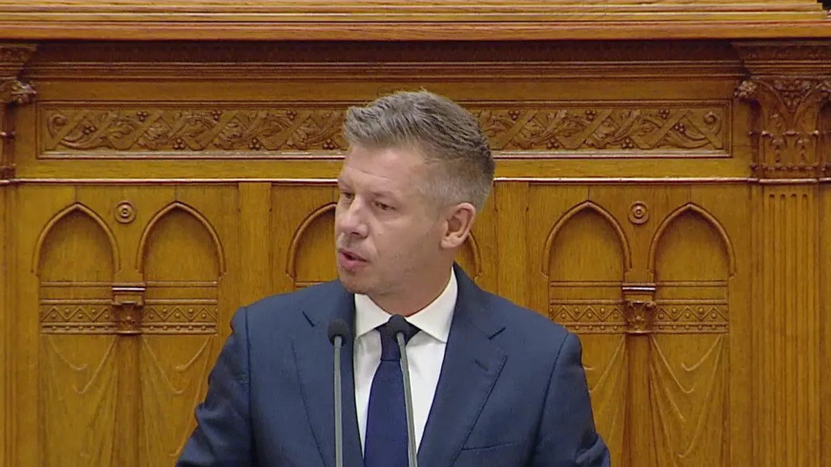 „Szerintünk ez a kormányzás” – Magyar Péter napirend előtti felszólalása