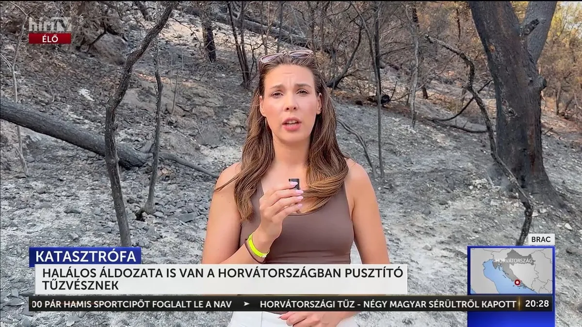 Halálos áldozatot és sérülteket követelt a horvátországi erdőtűz