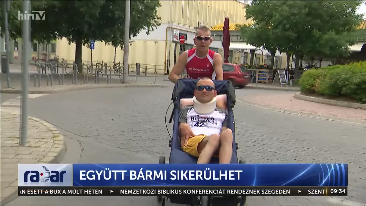 Félmaratonra készül a Boronkay Péter és Nagy András páros