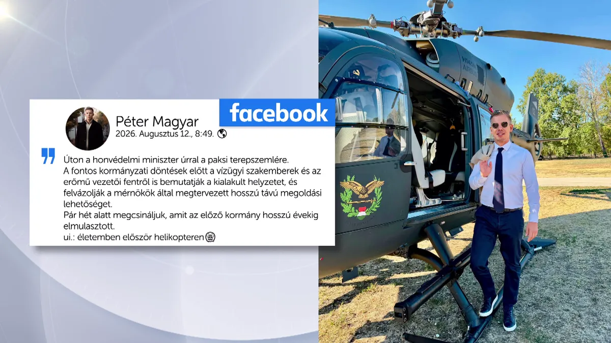 Helikopterrel a kormányülésre: Magyar Péterék is azt teszik, amit korábban bíráltak