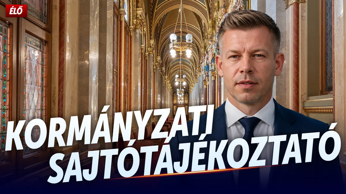 Kormányzati sajtótájékoztató Magyar Péter részvételével – Élő közvetítés 14 órától a HírTV-n