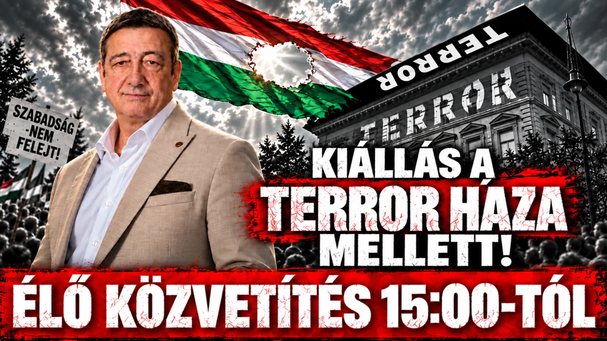 Terror Háza, 15 óra, a HírTV minden fontos pillanatot élőben mutat
