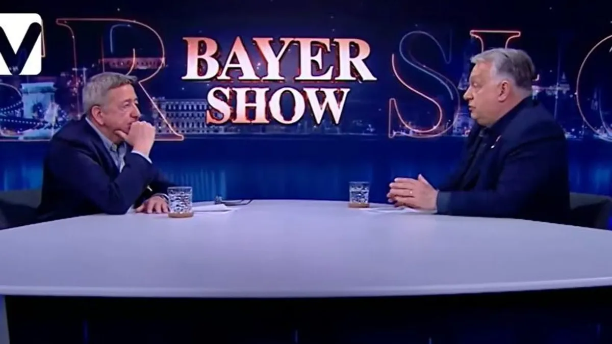 Exkluzív interjút ad Orbán Viktor a Bayer show-ban