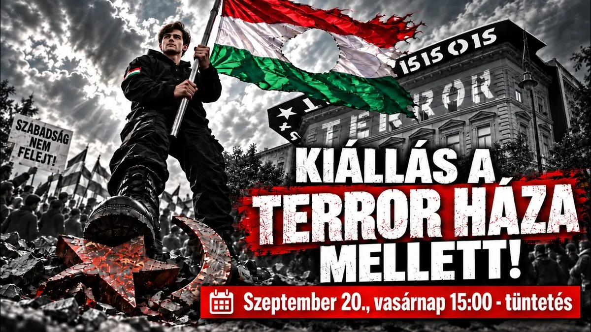 A Terror Háza előtt vasárnap világossá tették, hogy az emlékezet is közös ügy