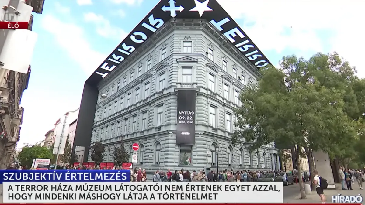 Nem a tábla a kérdés, hanem az: mit jelent a „más nézőpont” a Terror Házában?