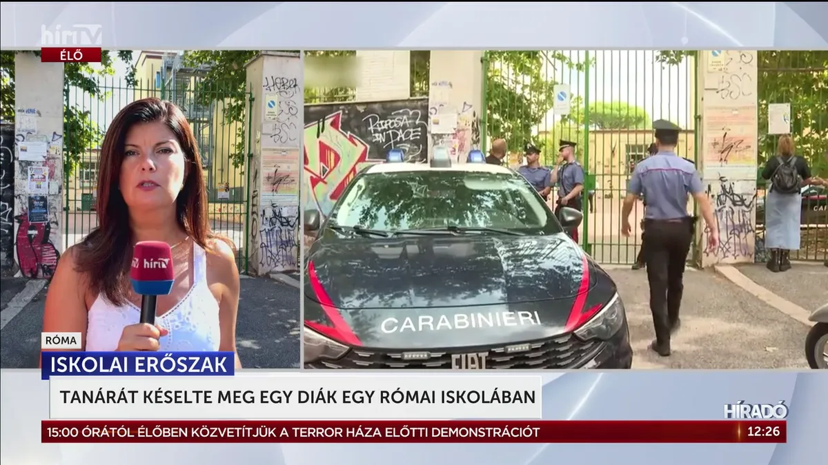 13 éves diák késelte meg tanárát