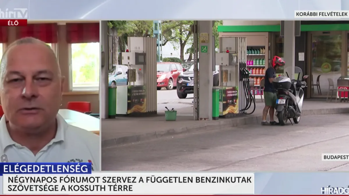 Négynapos fórumot szerveznek a független benzinkutasok a Kossuth téren
