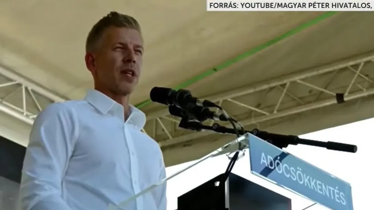 A KATA megduplázását és a vagyonadó bevezetését, jelentette be Magyar Péter
