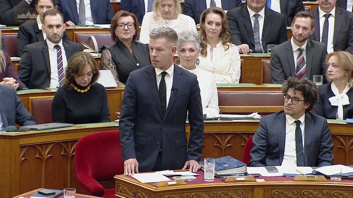 Magyar Péter ismét élesen támadta az Orbán-kormányt, valamint a Fidesz és a KDNP képviselőit