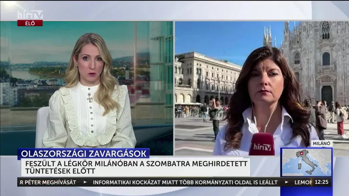 Feszült a légkör Milánóban