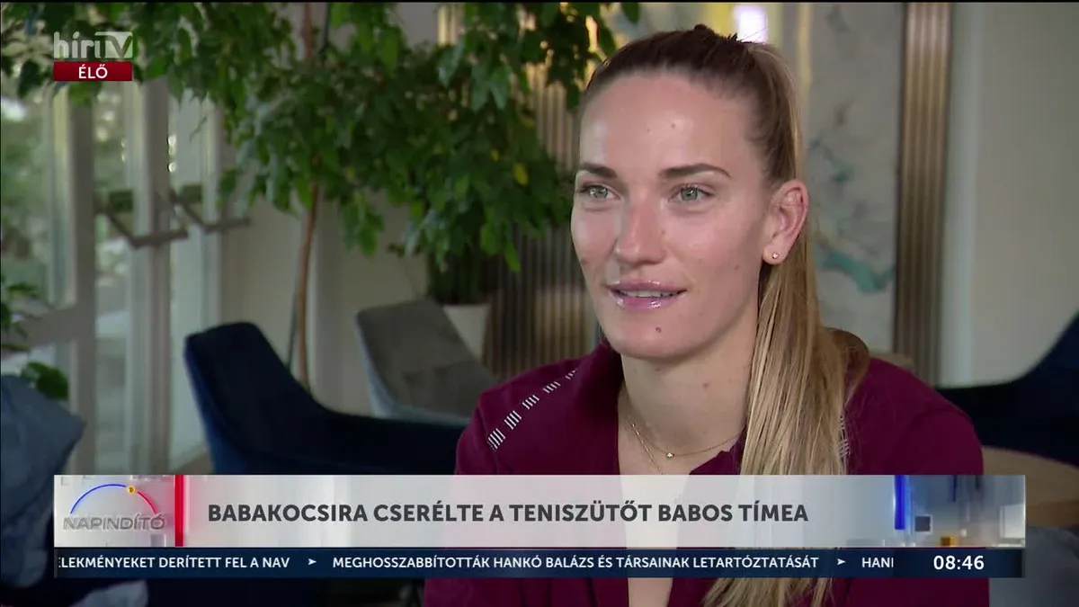 Babos Tímea babakocsira cserélte a teniszütőt