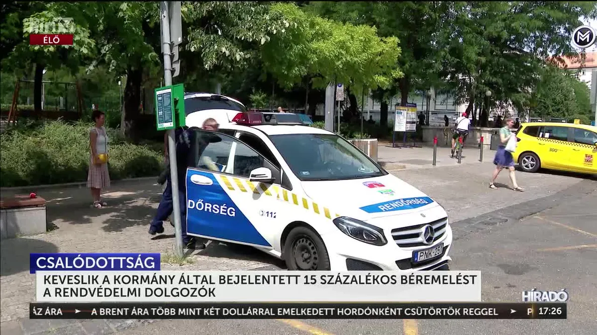 Keveslik a rendvédelmi dolgozók a Tisza-kormány által bejelentett béremelést