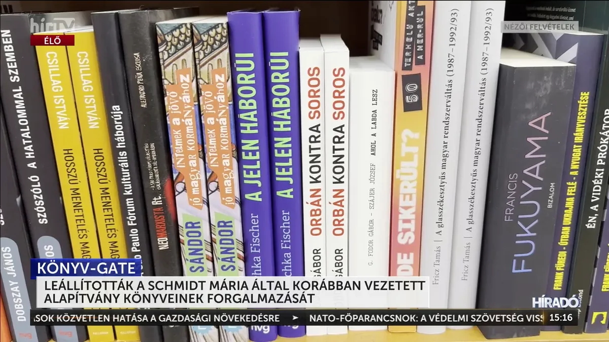 Visszatér a cenzúra korszaka? Schmidt Mária szerint diktatúrát idéz a könyvek betiltása
