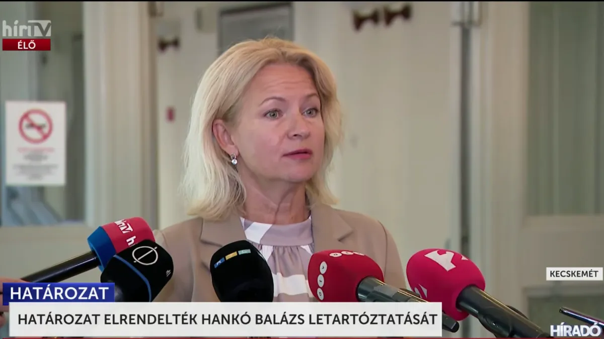 A legsúlyosabb kényszerintézkedést választották Hankó Balázsnál