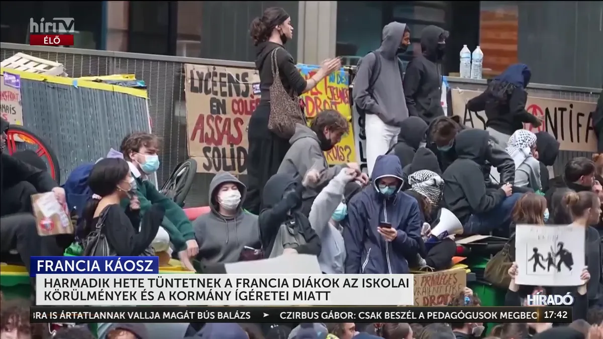 Diáktüntetések Európában: a francia oktatási káosz már a határokon is átgyűrűzött