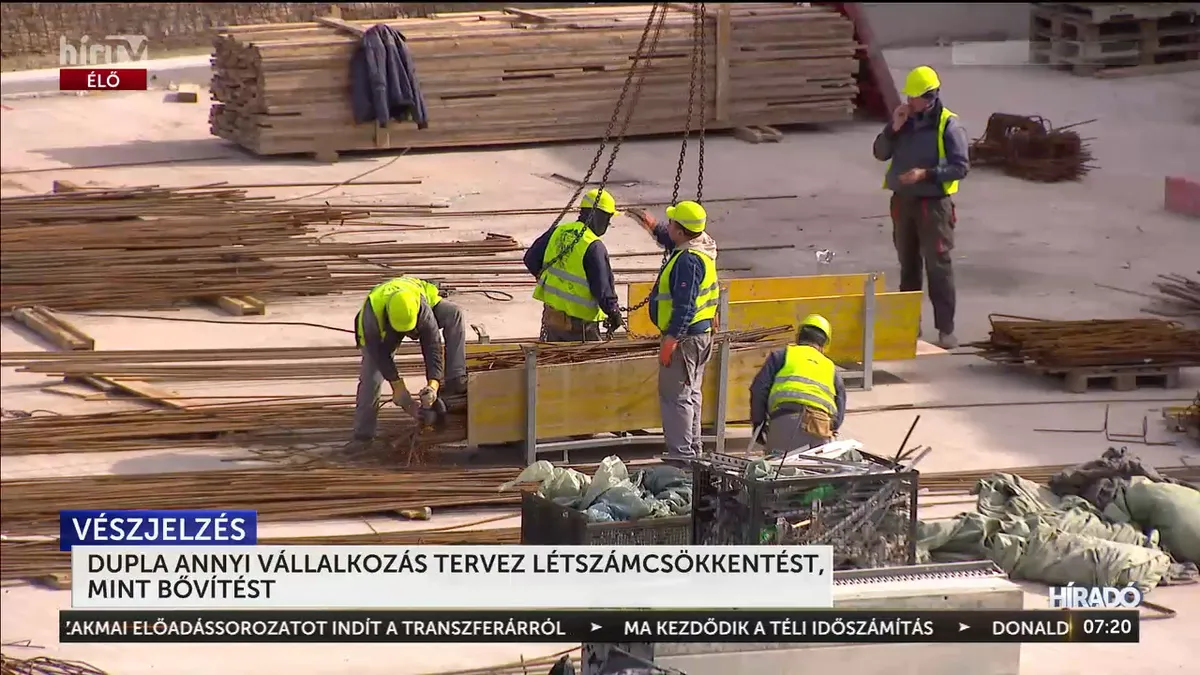 GKI: kétszer annyi vállalkozás tervez leépítést, mint bővítést