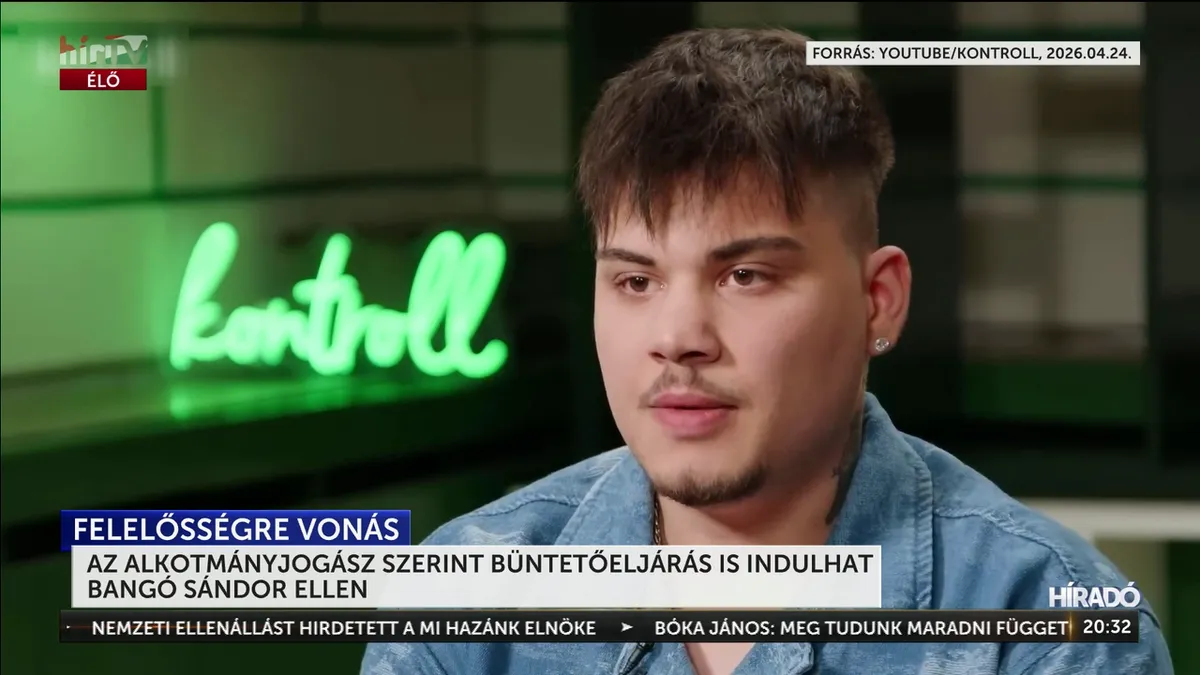 A bizonyítékok után új kérdés következik: felelhet-e Bangó Sándor a vádjaiért?