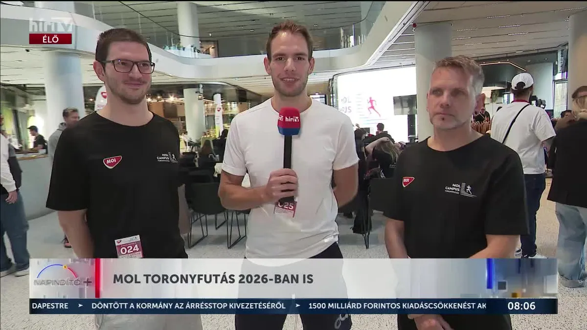 Ismét megrendezték a MOL toronyfutást