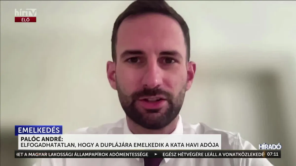 Palóc André: Nettó veszteség a KATA megduplázása a legkisebb adózók számára