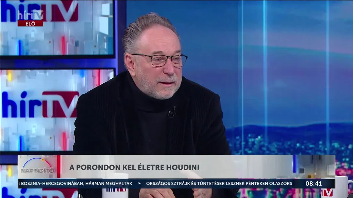 Nagyszabású előadás készült Houdini életéről