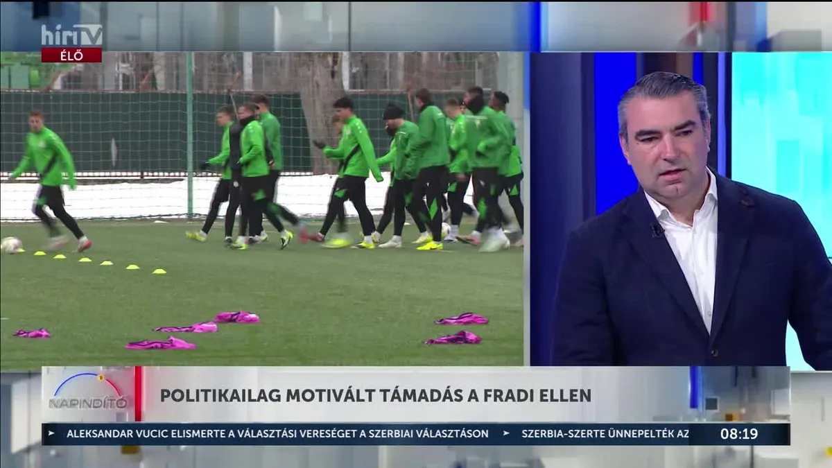Politikailag motivált támadás a Fradi ellen