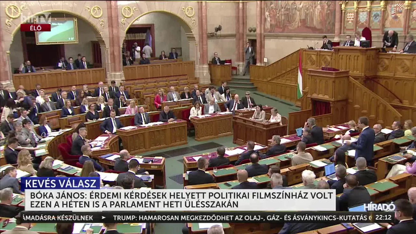 Bóka János: Érdemi kérdések helyett politikai filmszínház zajlott a parlamentben