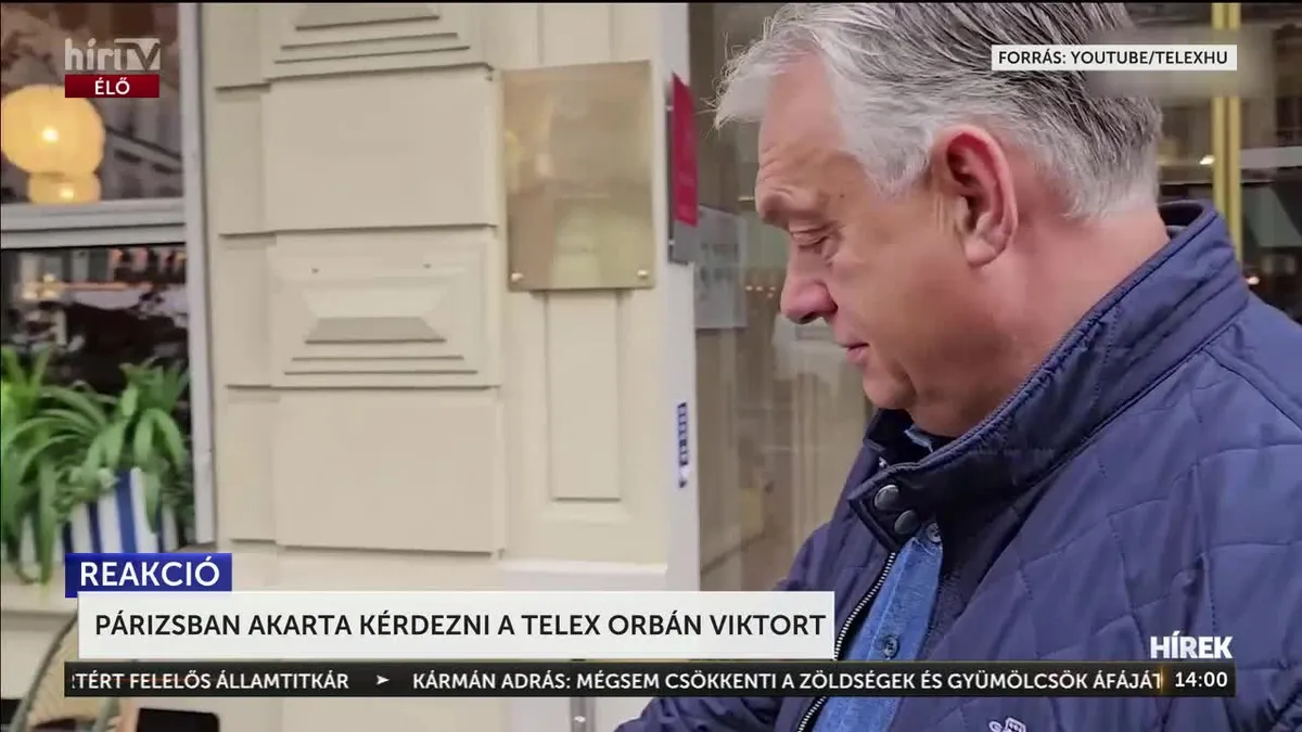 Unokája mellett támadta le a Telex Orbán Viktort Párizsban